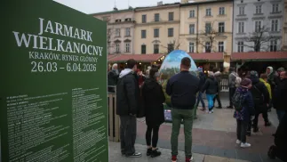Otwarcie Jarmarku Wielkanocnego na Rynku Głównym w Krakowie. Fot. PAP/Łukasz Gągulski