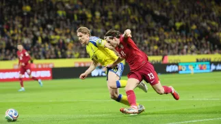 W finale baraży Polska gra w Sztokholmie ze Szwecją. Fot. PAP/ Leszek Szymański