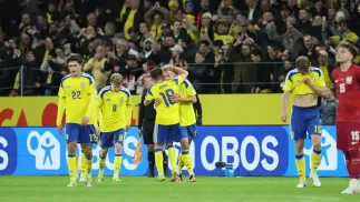 W finale baraży Polska przegrała w Sztokholmie ze Szwecją. Fot. PAP/ Leszek Szymański