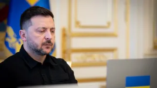 Президент Украины Владимир Зеленский. Fot. Х@ZelenskyyUa