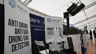 Dzień wystawowy podczas pre-konferencji „Road to URC – Security and Defence Dimension” na Politechnice Rzeszowskiej. Fot. PAP/Darek Delmanowicz