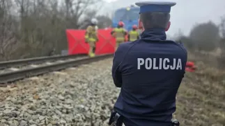 Śmiertelne potrącenie przez pociąg, zdjęcie ilustracyjne, fot. Komenda Powiatowa Policji w Ząbkowicach Śląskich