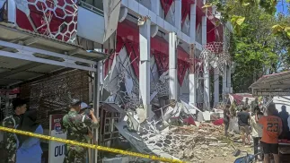 Trzęsienie ziem w Indonezji. Fot. PAP/EPA/BASARNAS