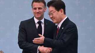 Fot. PAP/EPA/JUNG YEON-JE / POOL