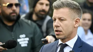 Peter Magyar Fot. PAP/EPA/Robert Hegedus