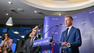 Peter Magyar Fot. PAP/EPA/Tibor Illyes