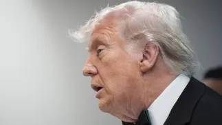 Prezydent USA Donald Trump. Fot. PAP/EPA/Yuri Gripas / POOL