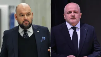 Poseł PiS Jan Dziedziczak i poseł KO Paweł Kowal. Fot. PAP/Albert Zawada/Darek Delmanowicz