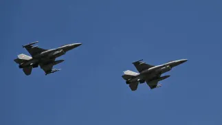 Samoloty F-16, zdjęcie ilustracyjne. Fot. PAP/Radek Pietruszka