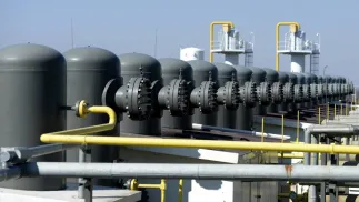 Należący do PGNiG podziemny magazyn gazu ziemnego w Husowie Fot. PAP/Darek Delmanowicz