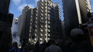 Zniszczenia w Bejrucie. Fot. PAP/EPA/WAEL HAMZEH