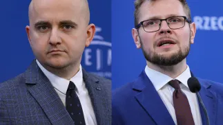 Dariusz Matecki, Michał Woś. Fot. PAP/Albert Zawada, Rafał Guz, 