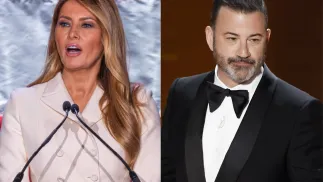 Melania Trump i Jimmy  Kimmel, fot. PAP/
