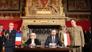 Ministrowie obronny Polski i Francji podpisali deklarację o współpracy Fot. X/Ministerstwo Obrony Narodowej