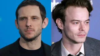 Jamie Bell, Charlie Heaton. Fot. PAP/EPA/CLEMENS BILAN /DAVID SWANSON 