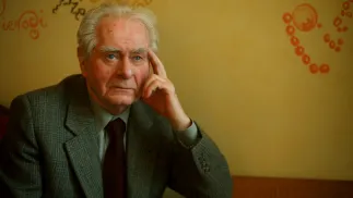 Wiesław Myśliwski w 2011 r. Fot. PAP/Tomasz Gzell