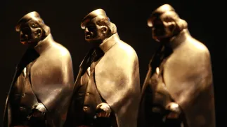 Statuetki "Melchiora". Fot.  PAP/Marcin Bednarski