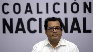 Деятель никарагуанской оппозиции Феликс Марадиага. Fot. PAP/EPA/Jorge Torres
