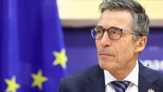  Anders Fogh Rasmussen. Fot. PAP/EPA/STEPHANIE LECOCQ