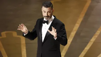Jimmy Kimmel. Fot. PAP/EPA/ETIENNE LAURENT 