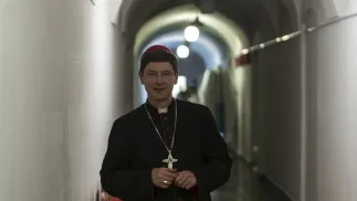 Римско-католический епископ Киевско-Житомирский Виталий Кривицкий. Fot. PAP/Vladyslav Musiienko