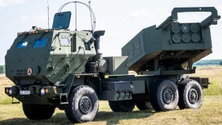 Wyrzutnia rakietowa HIMARS. Fot. PAP/Tytus Żmijewski