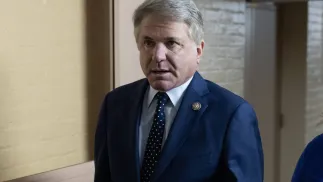 Майкл Маккол. Fot. PAP/EPA/MICHAEL REYNOLDS