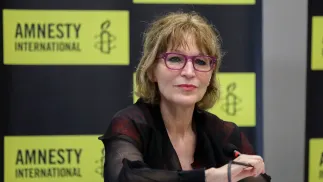  Agnes Callamard. Fot. EPA/CHAMILA KARUNARATHNE