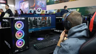 Targi gier komputerowych Fot. PAP/Jakub Kaczmarczyk