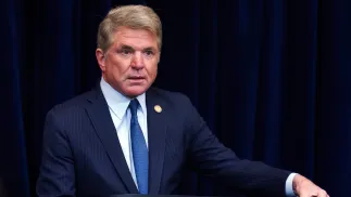 Представитель Республиканской партии, конгрессмен Майкл Маккол. Fot. PAP/EPA/WILL OLIVER