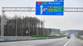 Fragment autostrady A2, zdjęcie ilustracyjne, fot. PAP/Przemysław Piątkowski