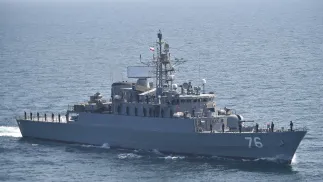 Irański statek (zdjęcie ilustracyjne). Fot. EPA/SHAHZAIB AKBER