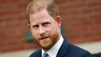 Książę Harry. Fot. PAP/EPA/ANDY RAIN 