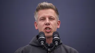 Peter Magyar. Fot. PAP/EPA/	Zoltan Balogh