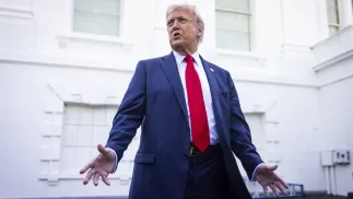 Дональд Трамп. Fot. PAP/EPA/JIM LO SCALZO