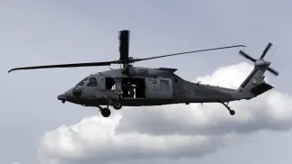 Śmigłowiec Black Hawk Fot. PAP/EPA/TOMS KALNINS