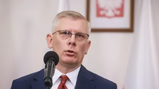 Szef BBN Sławomir Cenckiewicz. Fot. PAP/Leszek Szymański