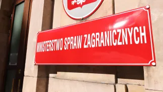 Будинок МЗС Польщі. Fot. PAP/Albert Zawada