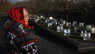 Бутово. Мемориал "Сад памяти", посвященный жертвам сталинского политического террора 1937–1938 годов. Fot. PAP/EPA/MAXIM SHIPENKOV