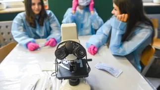 Lekcja otwarta Edukacji Zdrowotnej Fot. PAP/Piotr Nowak