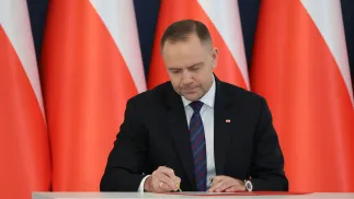 Karol Nawrocki. Fot. PAP/Paweł Supernak