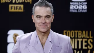 Robbie Williams. Fot. PAP/EPA/WILL OLIVER