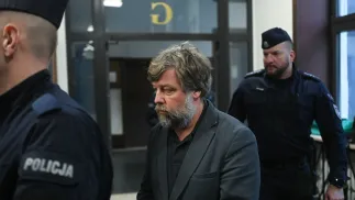 Олександр Бутягін (по центру). Fot. PAP/Marcin Obara 