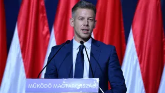 Peter Magyar. Fot. EPA/Szilard Koszticsak