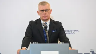 Szef BBN Sławomir Cenckiewicz. Fot. PAP/	Radek Pietruszka