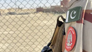 Pakistański żołnierz, zdjęcie ilustracyjne, fot. PAP/EPA/AKHTAR GULFAM