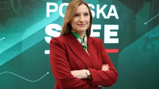 Правительственный уполномоченный по программе SAFE Магдалена Собковяк-Чарнецка. Fot. PAP/Albert Zawada