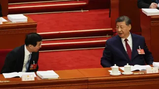 Przywódca Chin Xi Jinping. Fot. PAP/EPA/	ANDRES MARTINEZ CASARES