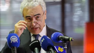 Fatih Birol Fot. PAP/EPA/OLIVIER MATTHYS