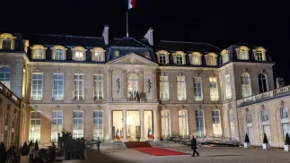 Pałac Elizejski, fot. PAP/EPA/CHRISTOPHE PETIT TESSON